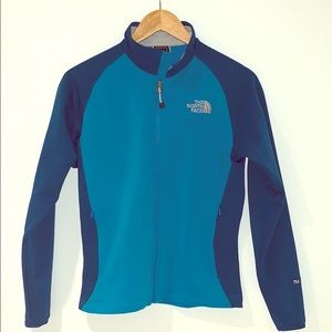 North face teal jacket